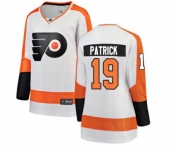 Women Philadelphia Flyers #19 Nolan Patrick Fanatics Branded White Away Breakaway NHL Jersey