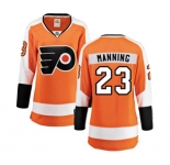 Women Philadelphia Flyers #23 Brandon Manning Fanatics Branded Orange Home Breakaway NHL Jersey