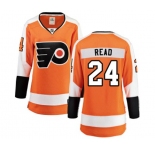Women Philadelphia Flyers #24 Matt Read Fanatics Branded Orange Home Breakaway NHL Jersey