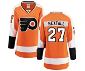 Women Philadelphia Flyers #27 Ron Hextall Fanatics Branded Orange Home Breakaway NHL Jersey