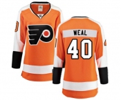 Women Philadelphia Flyers #40 Jordan Weal Fanatics Branded Orange Home Breakaway NHL Jersey