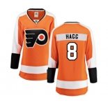 Women Philadelphia Flyers #8 Robert Hagg Fanatics Branded Orange Home Breakaway NHL Jersey