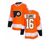 Youth Adidas Philadelphia Flyers #16 Bobby Clarke Orange Home Authentic Stitched NHL Jersey