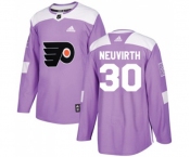 Youth Adidas Philadelphia Flyers #30 Michal Neuvirth Authentic Purple Fights Cancer Practice NHL Jersey
