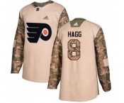Youth Adidas Philadelphia Flyers #8 Robert Hagg Authentic Camo Veterans Day Practice NHL Jersey