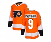 Youth Adidas Philadelphia Flyers #9 Ivan Provorov Orange Home Authentic Stitched NHL Jersey