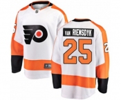 Youth Philadelphia Flyers #25 James Van Riemsdyk Fanatics Branded White Away Breakaway NHL Jersey
