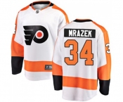 Youth Philadelphia Flyers #34 Petr Mrazek Fanatics Branded White Away Breakaway NHL Jersey