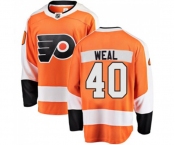 Youth Philadelphia Flyers #40 Jordan Weal Fanatics Branded Orange Home Breakaway NHL Jersey
