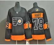 Youth Philadelphia Flyers #79 Carter Hart Black Adidas Stitched NHL Jersey