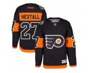 Youth Reebok Philadelphia Flyers #27 Ron Hextall Authentic Black 2017 Stadium Series NHL Jersey