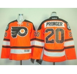 youth nhl jerseys philadelphia flyers #20 pronger orange[black number]