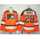 youth nhl jerseys philadelphia flyers #28 giroux orange[black number]
