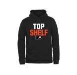 Philadelphia Flyers Black Top Shelf Pullover Hoodie