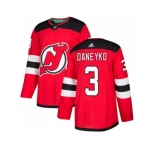 Adidas New Jersey Devils #3 Ken Daneyko Red Home Authentic Stitched NHL Jersey