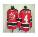 Devils #4 Scott Stevens Red Home Stitched NHL Jersey