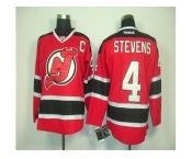Devils #4 Scott Stevens Red Home Stitched NHL Jersey