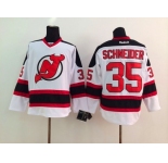 HL New Jersey Devils #35 schneider white Stitched Jerseys