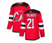Men Adidas New Jersey Devils #21 Kyle Palmieri Red Home Authentic Stitched NHL Jersey