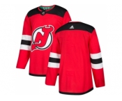 Men Adidas New Jersey Devils Blank Red Authentic Stitched NHL Jersey