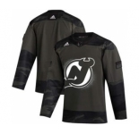 Men's New Jersey Devils 2019 Veterans Day Authentic Practice Hockey Jersey Camo
