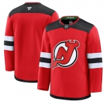 Men's New Jersey Devils Blank Red 2024-25 Home Stitched Hockey Jersey