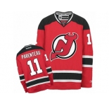 Men's Reebok New Jersey Devils #11 P. A. Parenteau Authentic Red Home NHL Jersey