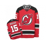 Men's Reebok New Jersey Devils #15 Reid Boucher Authentic Red Home NHL Jersey