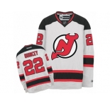 Men's Reebok New Jersey Devils #22 Kyle Quincey Authentic White Away NHL Jersey