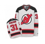 Men's Reebok New Jersey Devils #31 Scott Wedgewood Authentic White Away NHL Jersey