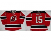 New Jersey Devils #15 Tuomo Ruutu Red Home Stitched NHL Jersey
