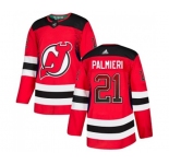 New Jersey Devils #21 Kyle Palmieri Authentic Red Drift Fashion Hockey Jersey