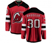 New Jersey Devils #30 Martin Brodeur Fanatics Branded Red Home Breakaway Hockey Jersey