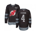 New Jersey Devils #4 Scott Stevens Black 1917-2017 100th Anniversary Stitched NHL Jersey