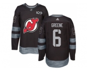 New Jersey Devils #6 Andy Greene Black 1917-2017 100th Anniversary Stitched NHL Jersey