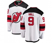 New Jersey Devils #9 Taylor Hall Fanatics Branded White Away Breakaway Hockey Jersey