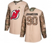 New Jersey Devils #90 Marcus Johansson Authentic Camo Veterans Day Practice Hockey Jersey