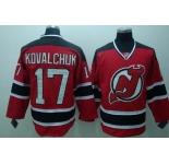 nhl devils #17 kovalchuk red
