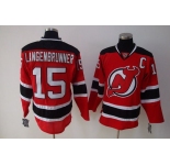 nhl devils langenbrunner #15 red