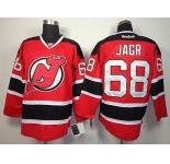 nhl jerseys new jersey devils #68 jagr red