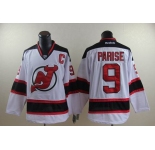 nhl jerseys new jersey devils #9 parise white