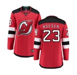 Women New Jersey Devils #23 Stefan Noesen Fanatics Branded Red Home Breakaway Hockey Jersey