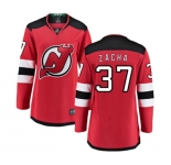 Women New Jersey Devils #37 Pavel Zacha Fanatics Branded Red Home Breakaway Hockey Jersey