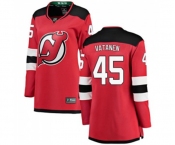 Women New Jersey Devils #45 Sami Vatanen Fanatics Branded Red Home Breakaway Hockey Jersey