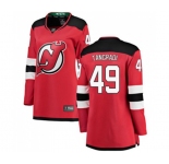 Women New Jersey Devils #49 Eric Tangradi Fanatics Branded Red Home Breakaway Hockey Jersey