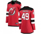 Women New Jersey Devils #49 Eric Tangradi Fanatics Branded Red Home Breakaway Hockey Jersey
