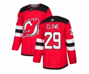 Youth Adidas New Jersey Devils #29 Ryane Clowe Red Home Authentic Stitched NHL Jersey