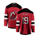 Youth New Jersey Devils #19 Travis Zajac Fanatics Branded Red Home Breakaway Hockey Jersey