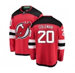 Youth New Jersey Devils #20 Blake Coleman Fanatics Branded Red Home Breakaway Hockey Jersey