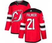 Youth New Jersey Devils #21 Kyle Palmieri Authentic Red Home Hockey Jersey